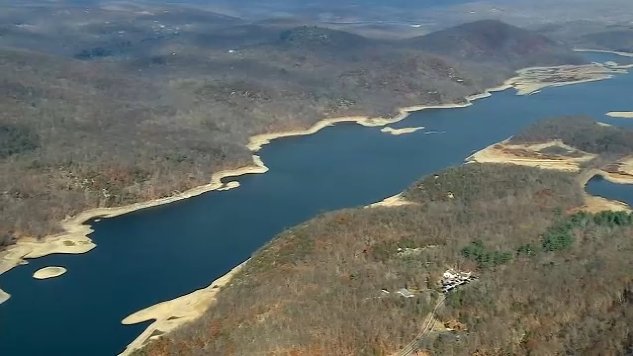 Water levels dropping in New Jersey's Wanque reservoir amid ongoing drought