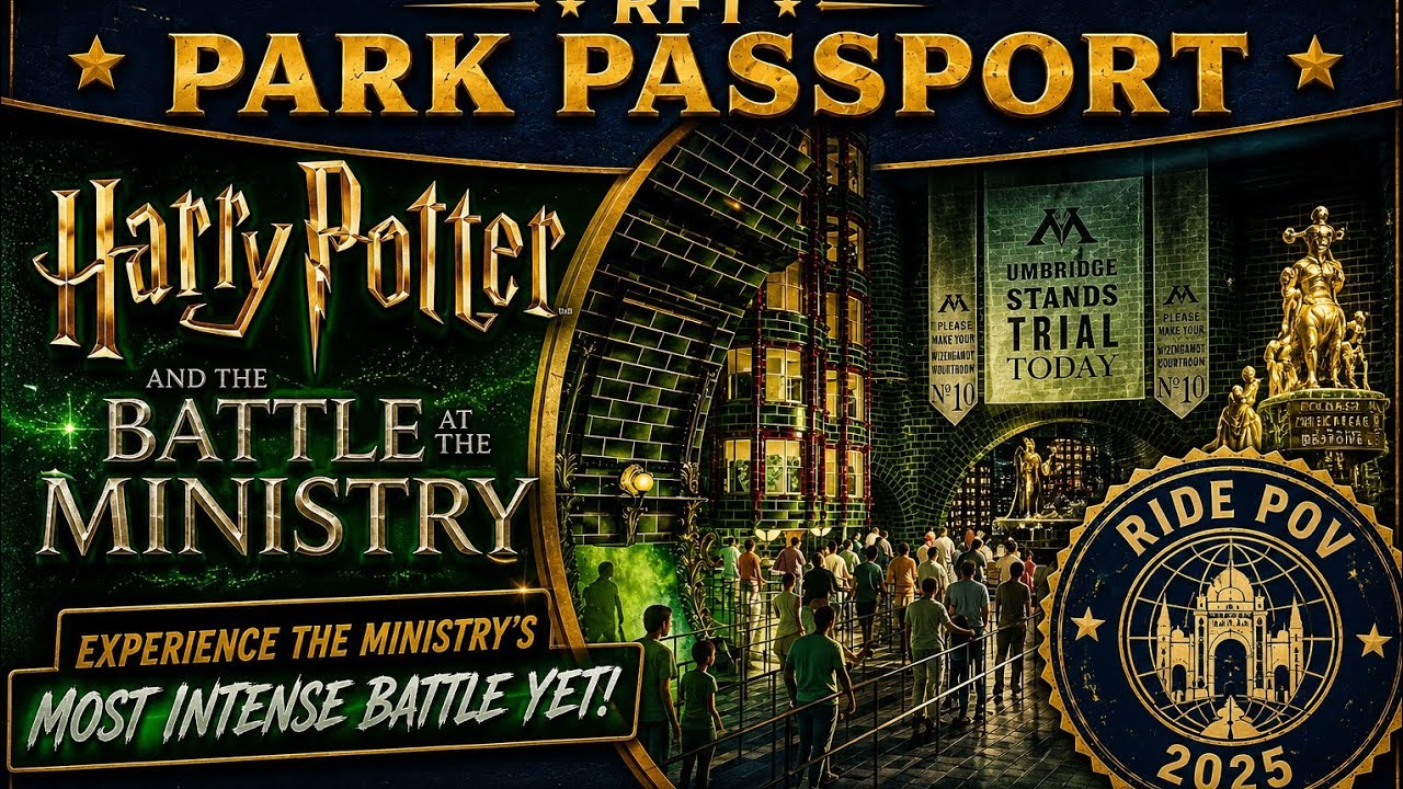 Harry Potter and the Battle at the Ministry – FULL RIDE POV (Universal Orlando 2025)