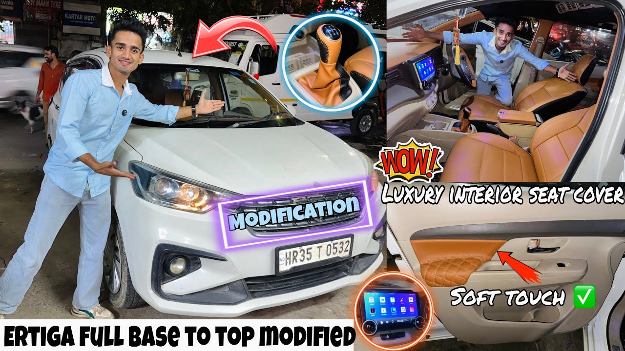 Ertiga CNG Modification 2025✅ Ertiga vxi to zxi modified 😱Ertiga base to top✅2025 Ertiga accessories