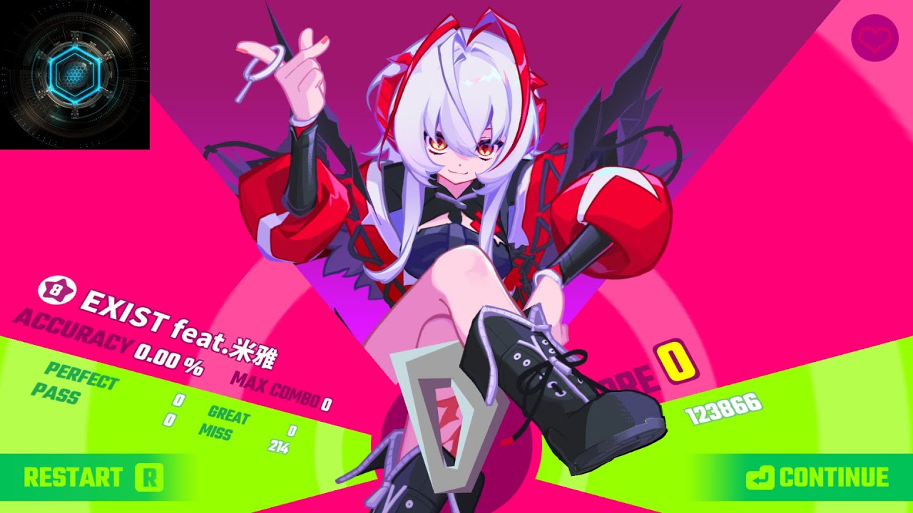 Muse Dash 0 Score, 0% Run | Exist by G.K & Haloweak (feat. 米雅/Mǐ yǎ)  | Master 8*