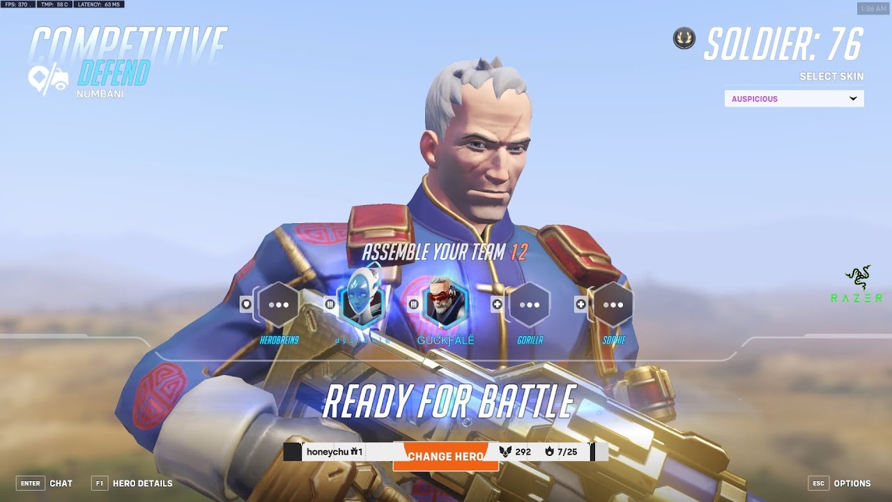 24K DMG! ASHE GOD! GALE ASHE + SOLDIER 76 OVERWATCH 2 SEASON 12 GAMEPLAY