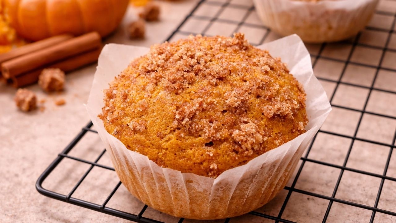 Pumpkin Cream Cheese Muffins 🍂