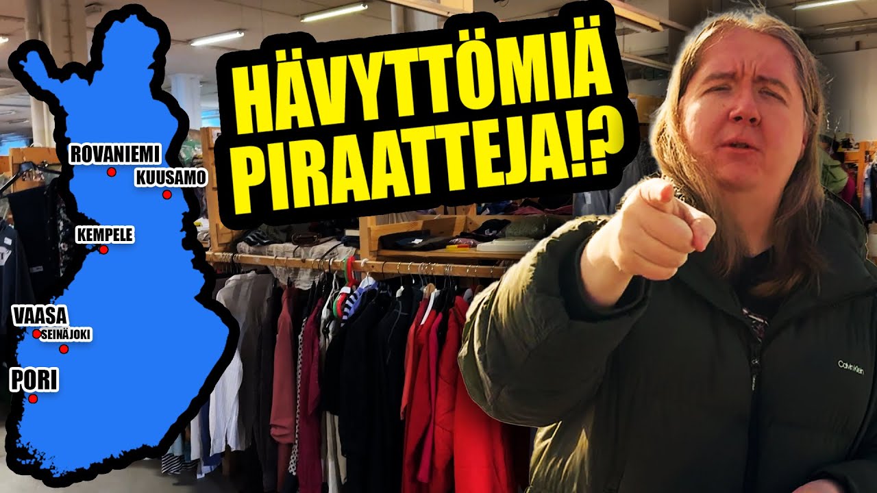 HÄVYTTÖMIÄ PIRAATTEJA!?! Jättimäinen KIRPPISKIERROS!!