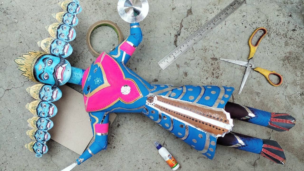 How to make ravana at home on dussehra | दशहरे पर घर पर कैसे बनाएं रावण