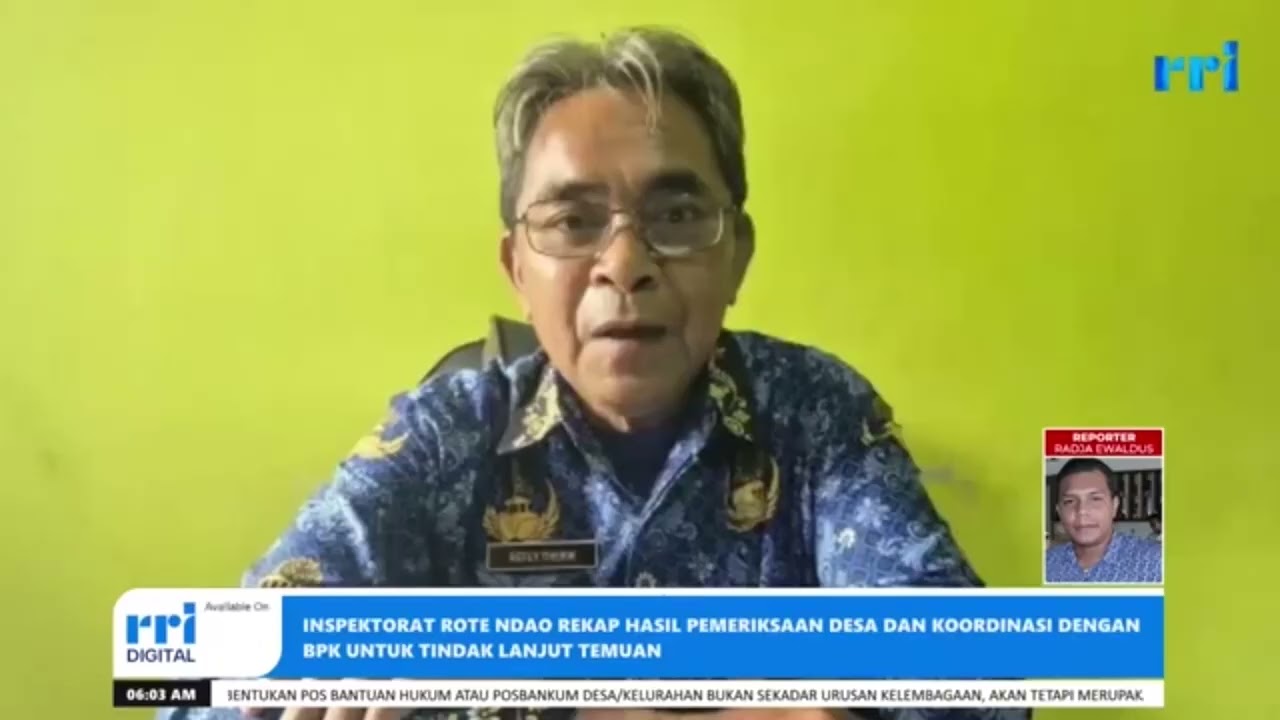 INSPEKTORAT ROTE NDAO REKAP HASIL PEMERIKSAAN DESA DAN KOORDINASI DENGAN BPK GUNA DI TINDAK LANJUT