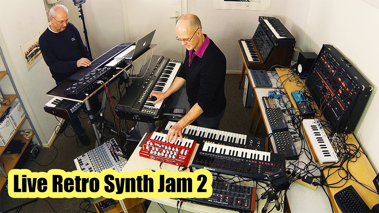 Live Retro Synthesizer Jam 2 (Back to the future of the Origins of Ambient Electronic Music)