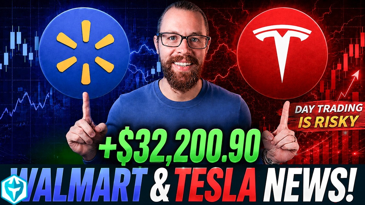 Торгуем на новостях о Tesla и Walmart...