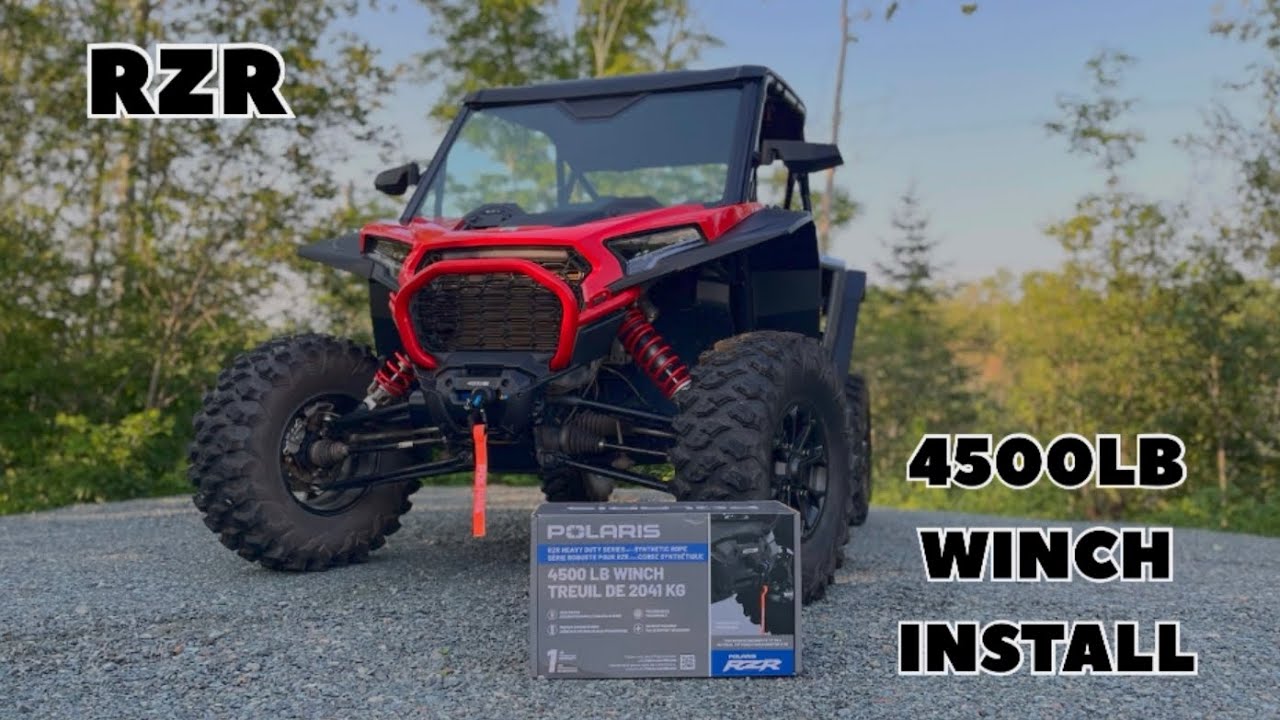 POLARIS WINCH INSTALL 2024+ RZR XP 1000