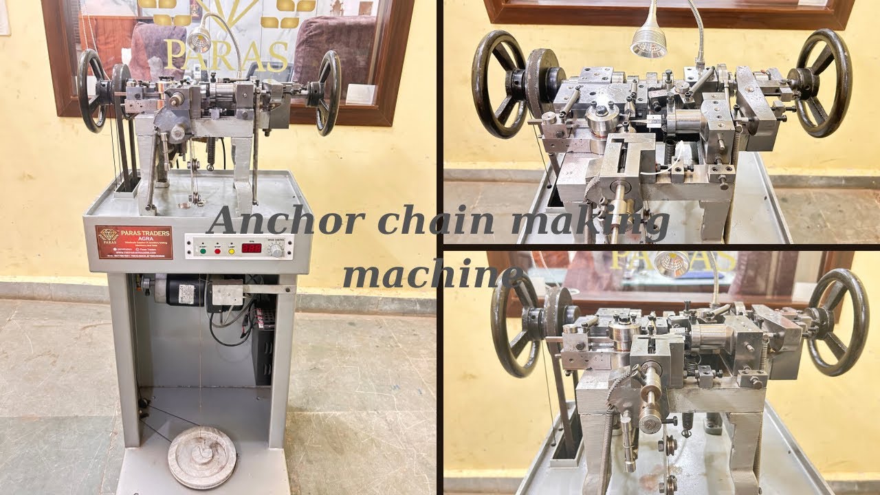 Anchor Chain Making Machine Automatic for Gold | Silver article