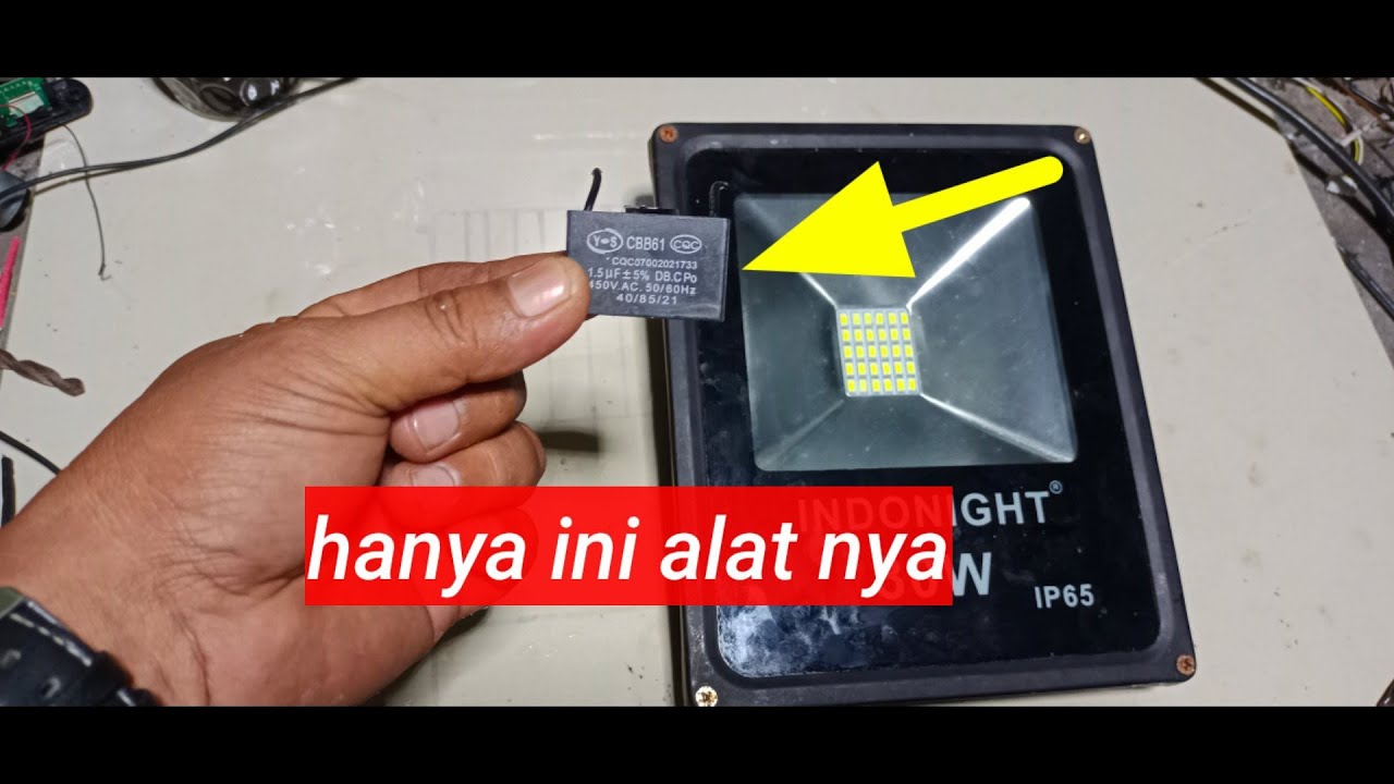 cara membuat lampu LED 220v ac berkedip