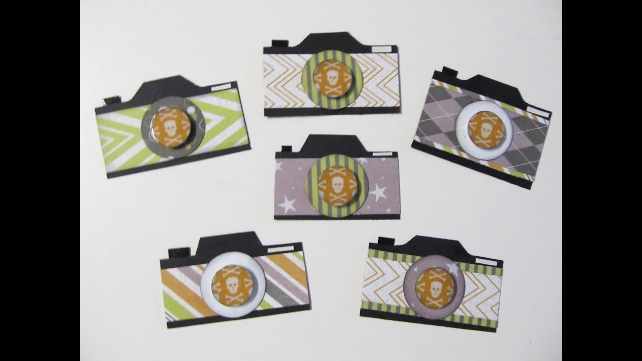 Tutorial~ Paper Camera Embellishment With & Without Punch Board