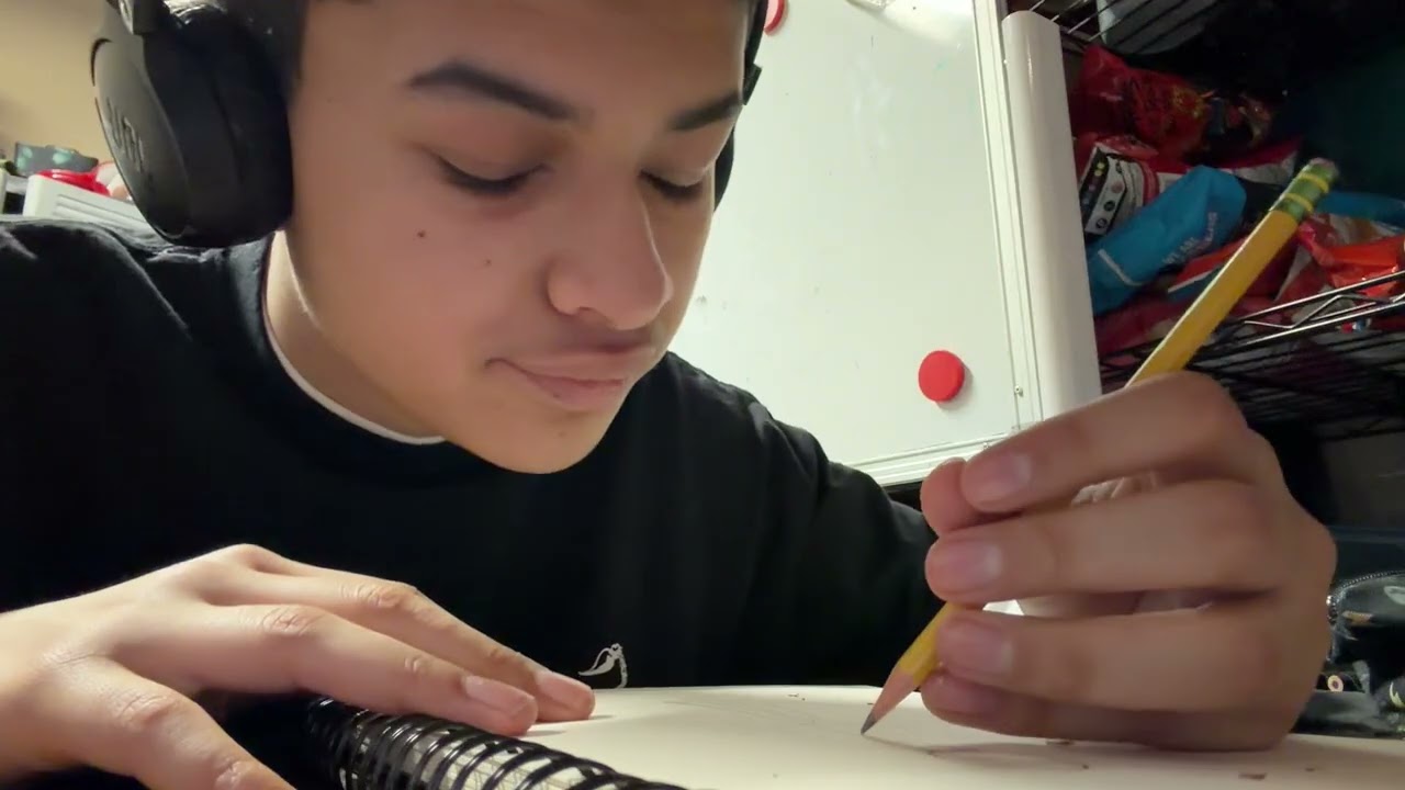 A video of me drawing 