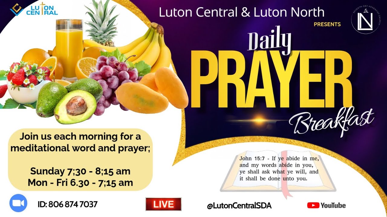 Prayer Breakfast | 22 February 2026 | Luton Central Adventist Church