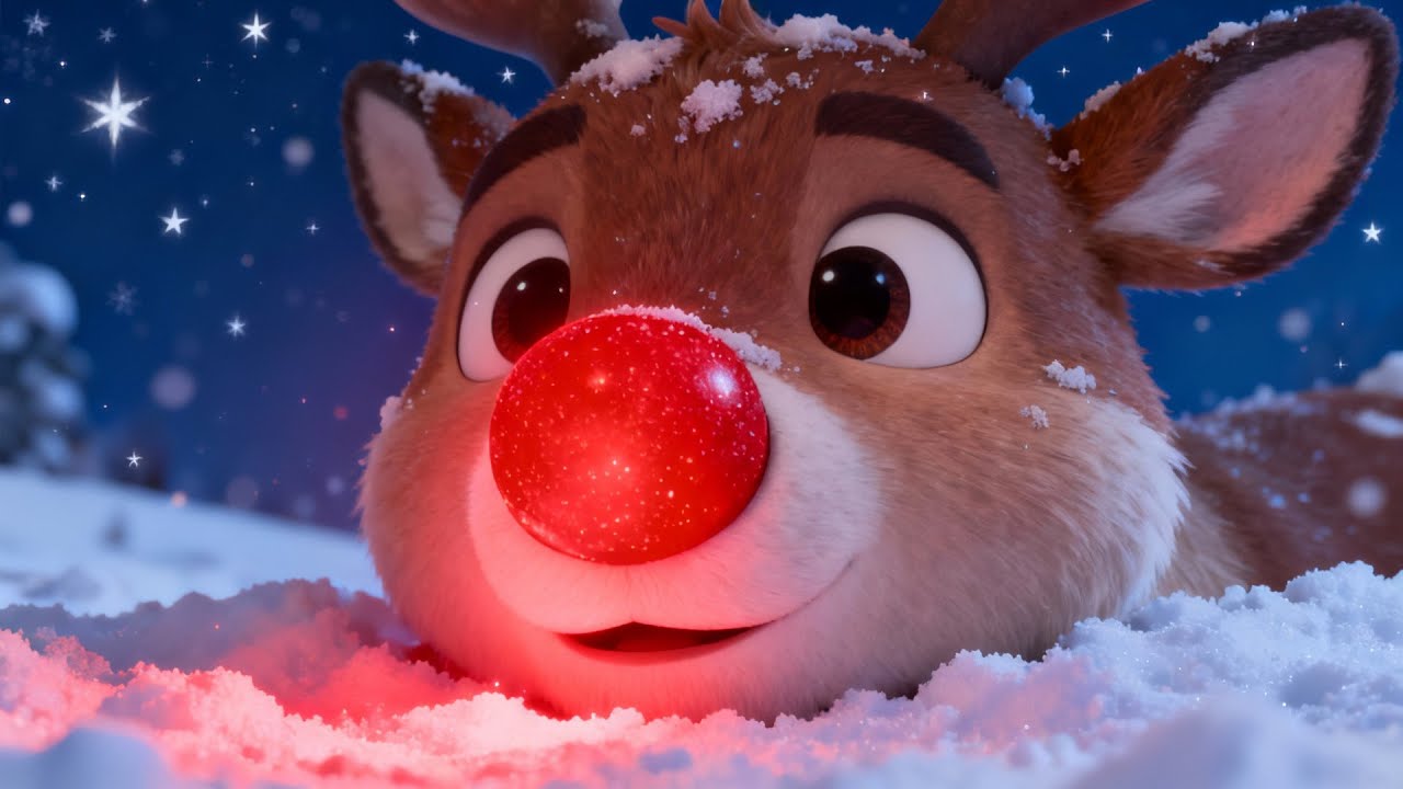 Rudolph la Renna dal Naso Rosso 🔴 Canzoni di Natale per Bambini