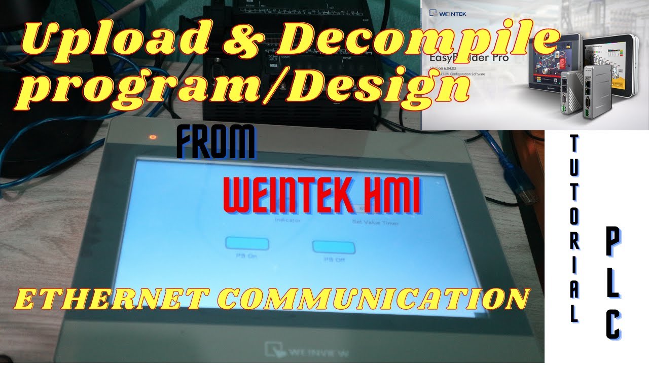 How to Upload Decompile an HMI Project into a PC Laptop