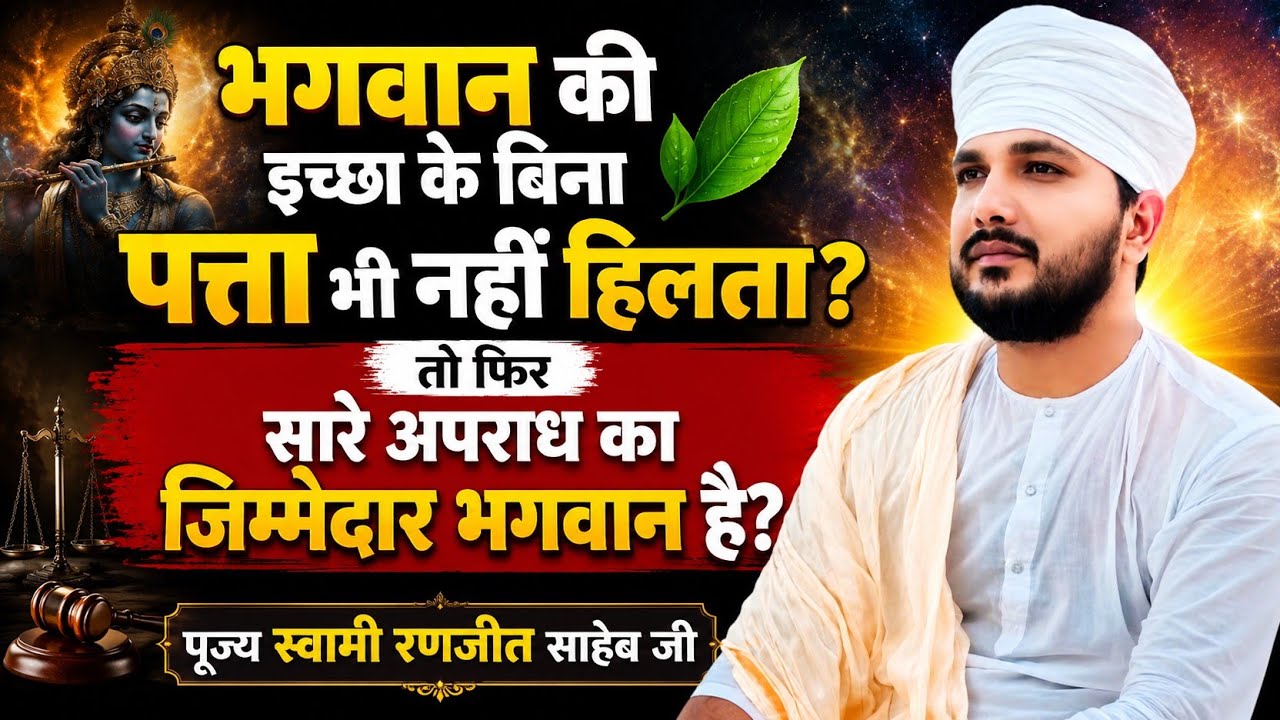 भगवान की इच्छा के बिना पत्ता भी नहीं हिलता? | Swami Ranjeet | पाप किसकी इच्छा से हो रहे हैं?