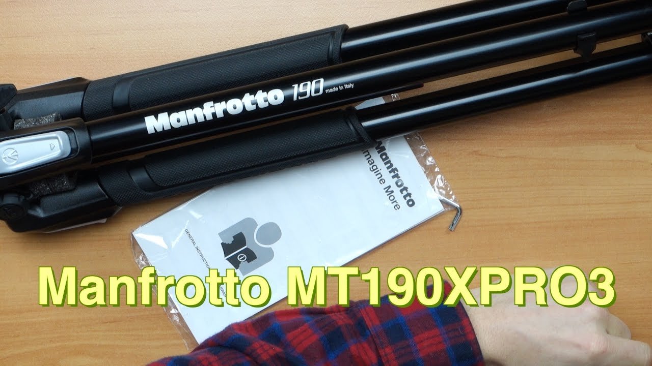 Manfrotto MT190XPRO3: Unboxing