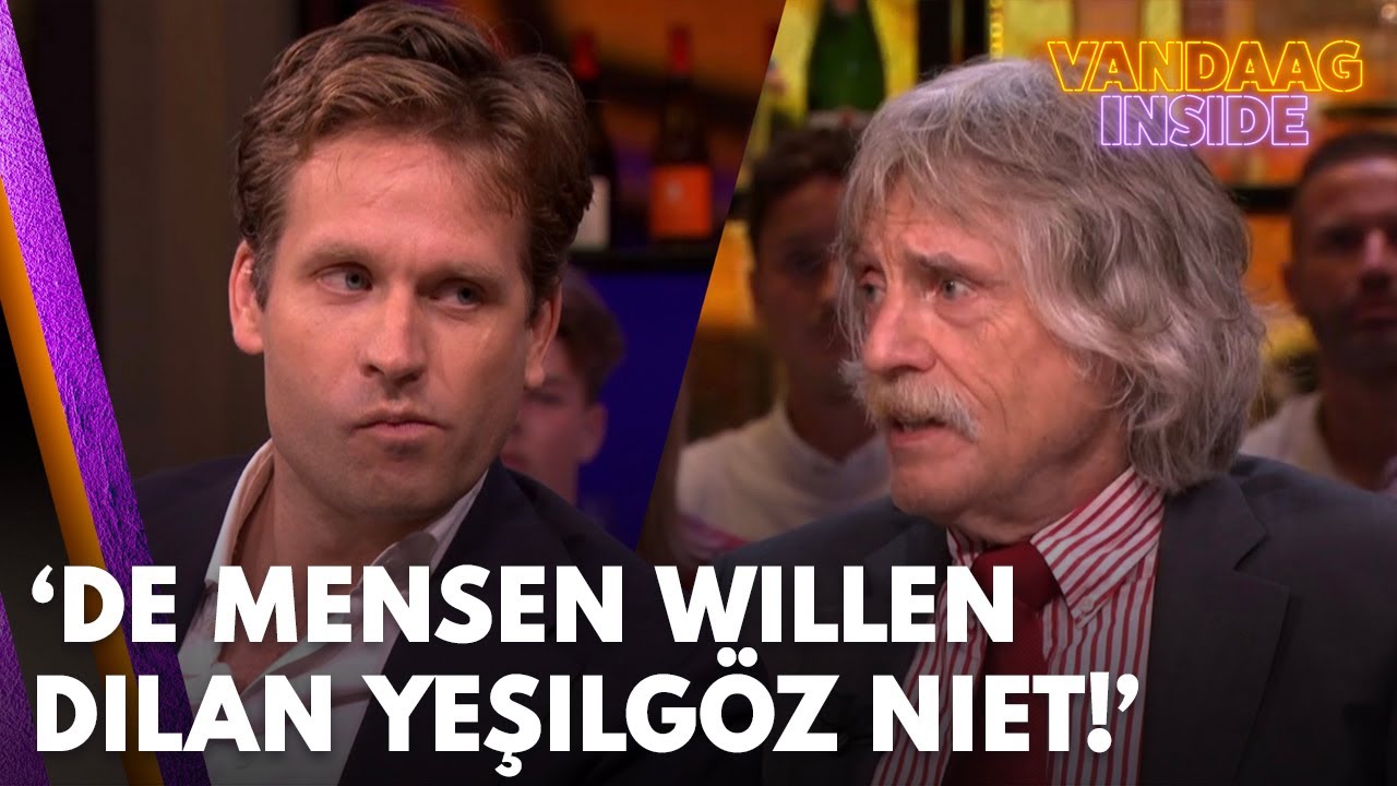 Johan Derksen confronteert Vincent Karremans (VVD): &lsquo;De mensen willen Dilan Yeşilg&ouml;z niet!'
