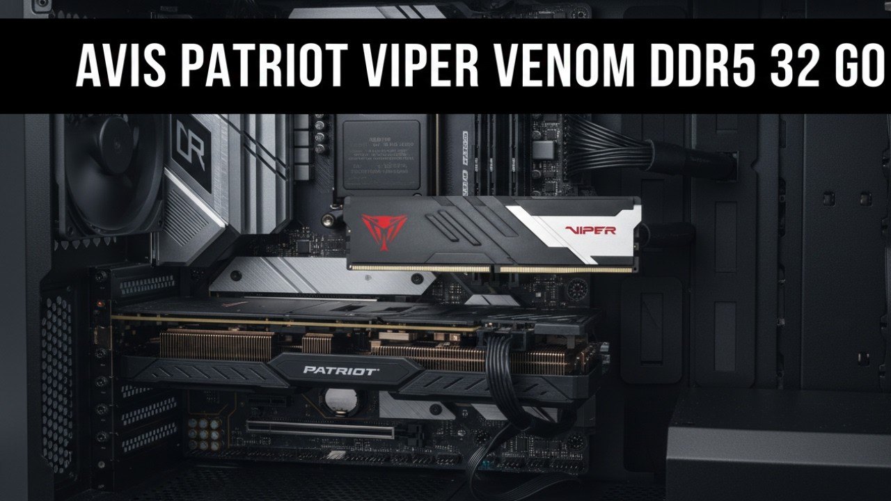 🇫🇷 Avis Ram Patriot Viper Venom DDR5 32 Go : Performance Éblouissante pour les Gamers et Créateurs !