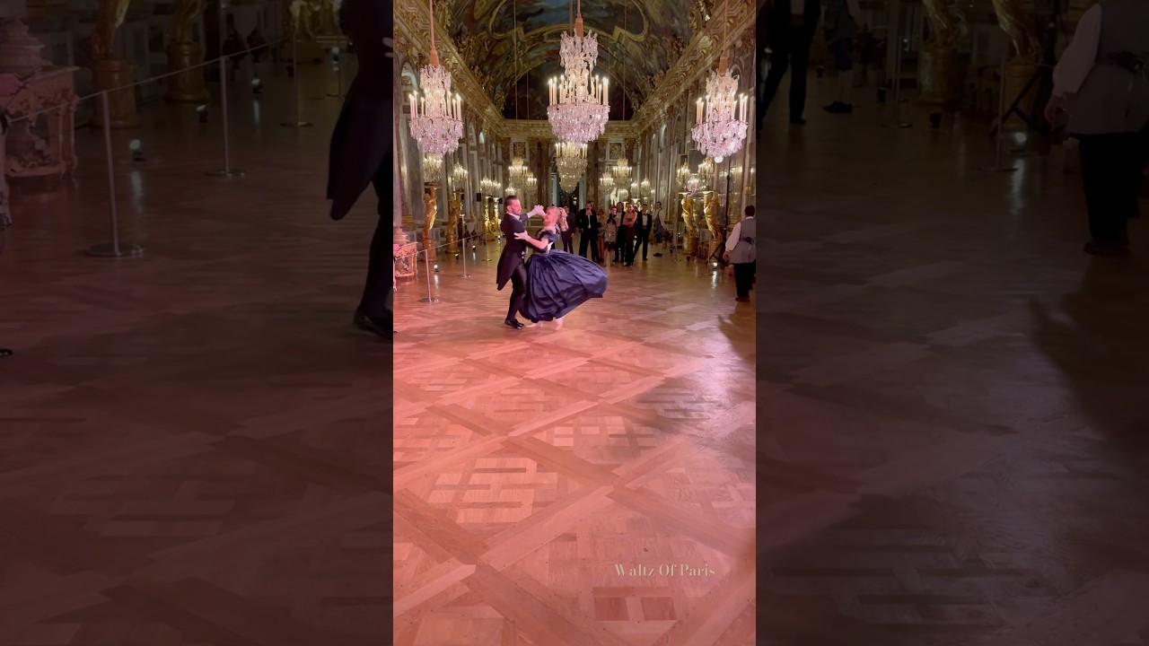 ✨Fulfilling my dream of dancing a waltz in the magnificent Hall of Mirrors #versailles #waltz #dance