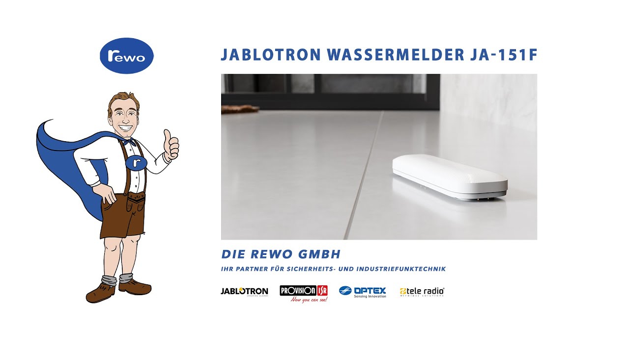 JABLOTRON Wassermelder JA-151F - Smarte Innovation die schützt!