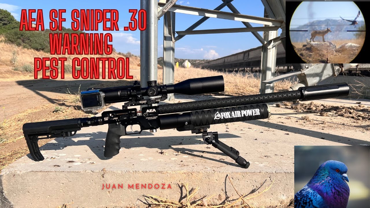 AEA SF SNIPER (CAL .30) AEA PELLETS 50 & 100 YARDAS WARNING PEST CONTROL