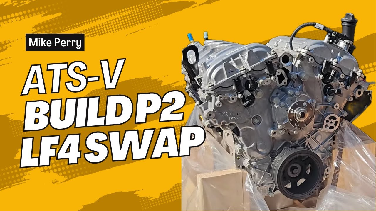 Replacing the blown up LF4 Engine! | ATS V Swap Part 2