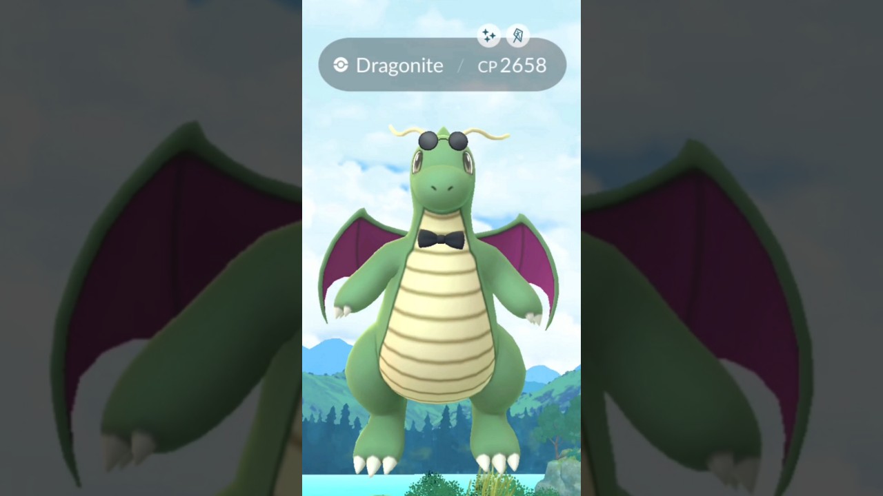 First Ever ✨ Shiny Costume Dragonite Raid in Pokemon Go