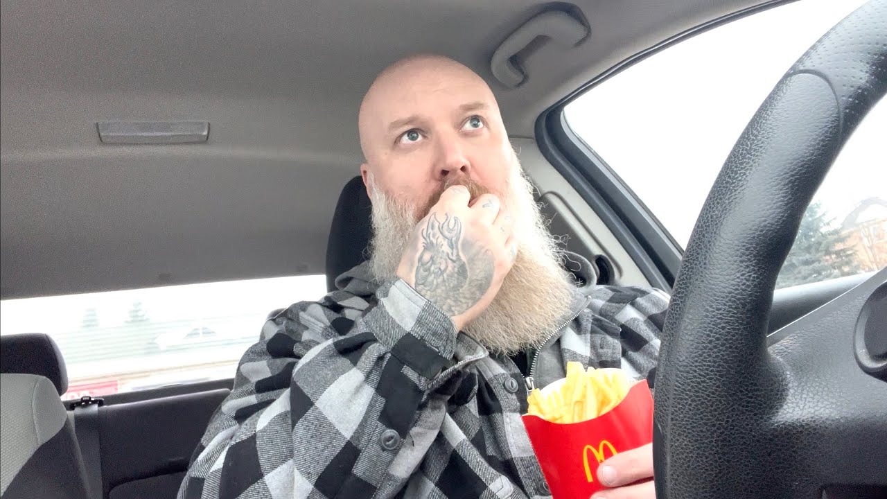 Man Eats McDonald’s In Peace