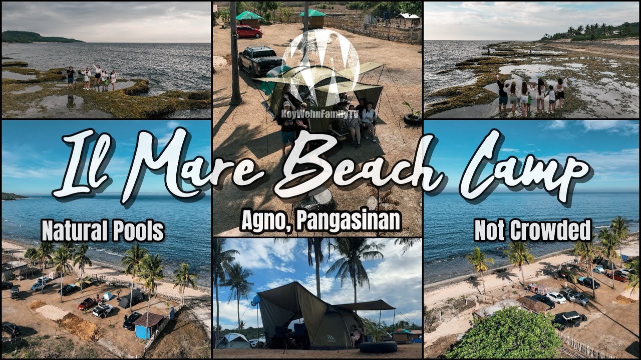 Beach Camping at IL Mare, Agno, Pangasinan [4k]