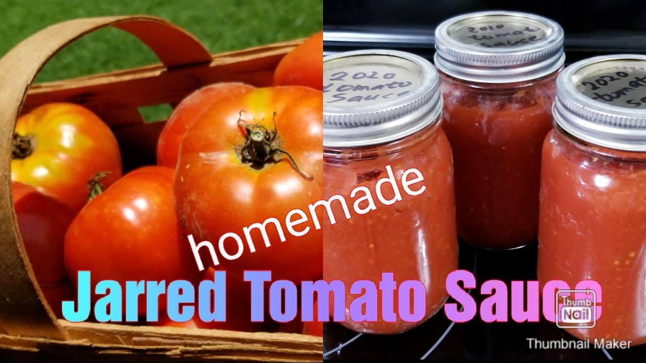 How To CAN TOMATO SAUCE || Step-by-Step JARRING Process || Small Batch