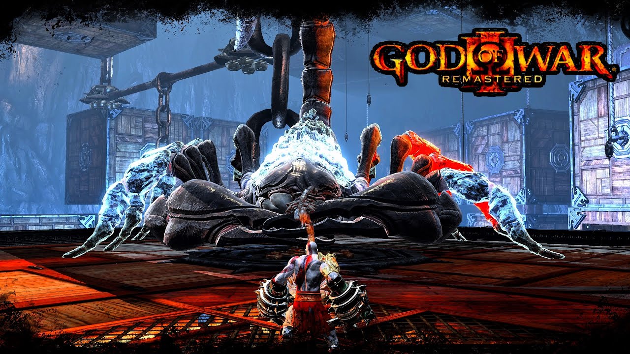 Skorpius vs Kratos - Chaos Mode (No Damage/Max Difficulty) - God of War 3 Remastered - 2K60FPS - PS5