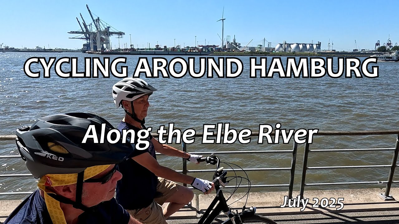 Cycling around Hamburg (2) Along the Elbe river