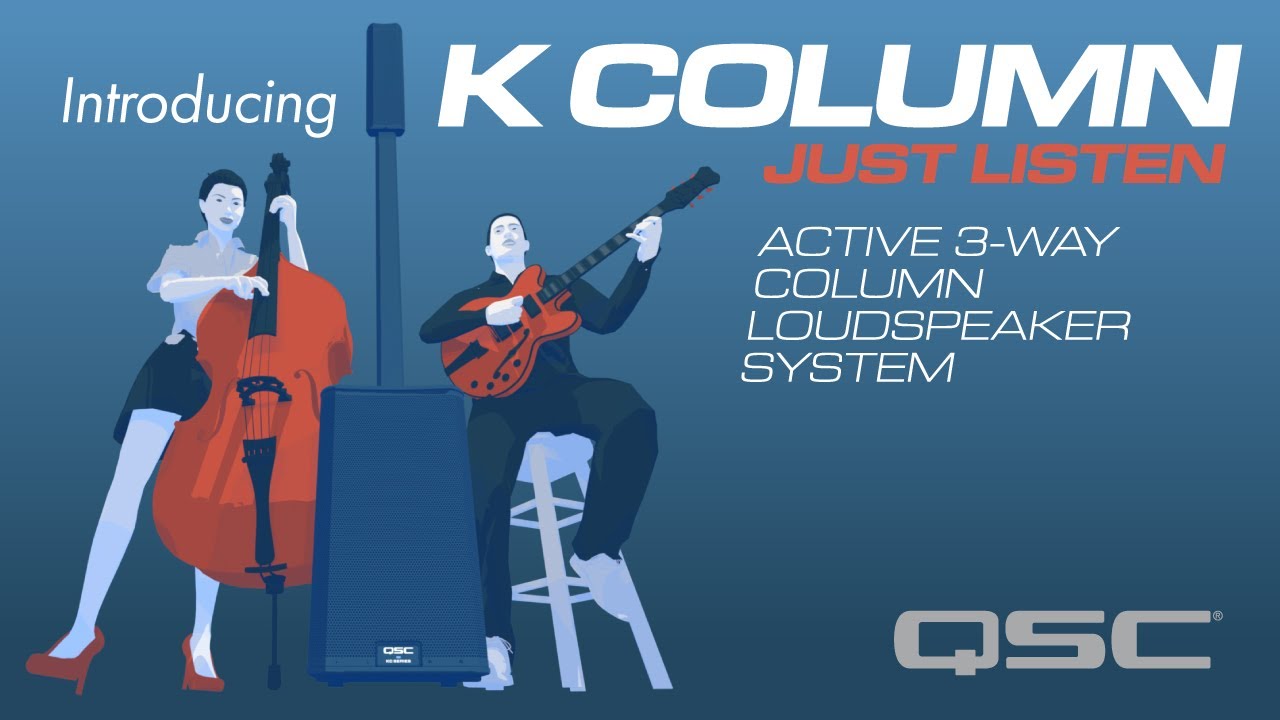 QSC KC12: Active 3-Way Column Loudspeaker System