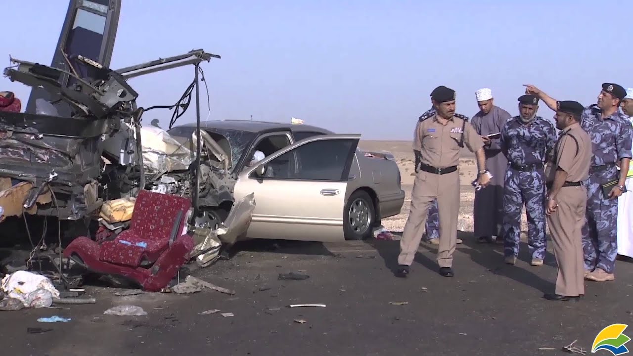 حادث فهود عبري 1مارس 2016 تصوير شرطة عمان السلطانية