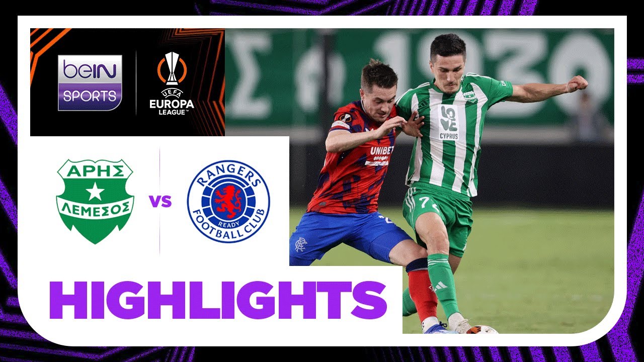 Aris Limassol v Rangers | Europa League | Match Highlights