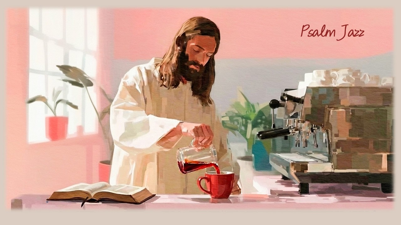 Coffee With Jesus ☕ | Psalm Jazz Cafe Bible Music for Prayer & Study