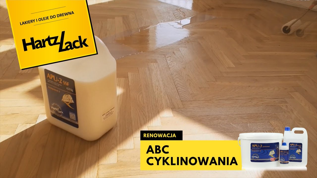 Jak wygląda cyklinowanie, remont podłogi drewnianej, HartzLack wodny odporny na ścieranie lakier