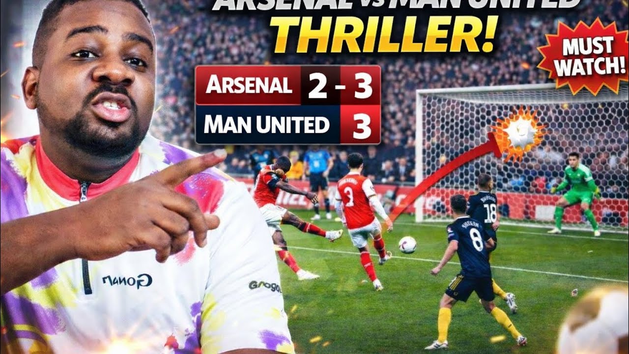 I CAN’T BELIEVE THIS GOAL! 😱 Arsenal vs Man United INSANE Moment!