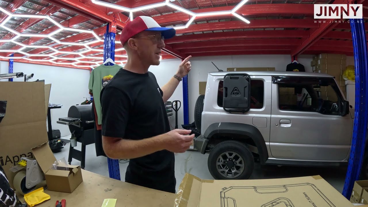 Fitting our Side Mounted Fuel Tank to a Jimny