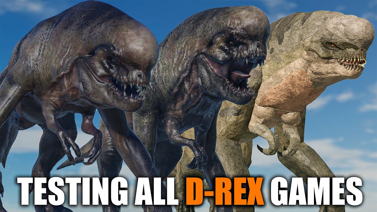 ROBLOX TESTING ALL NEW D-REX GAMES !