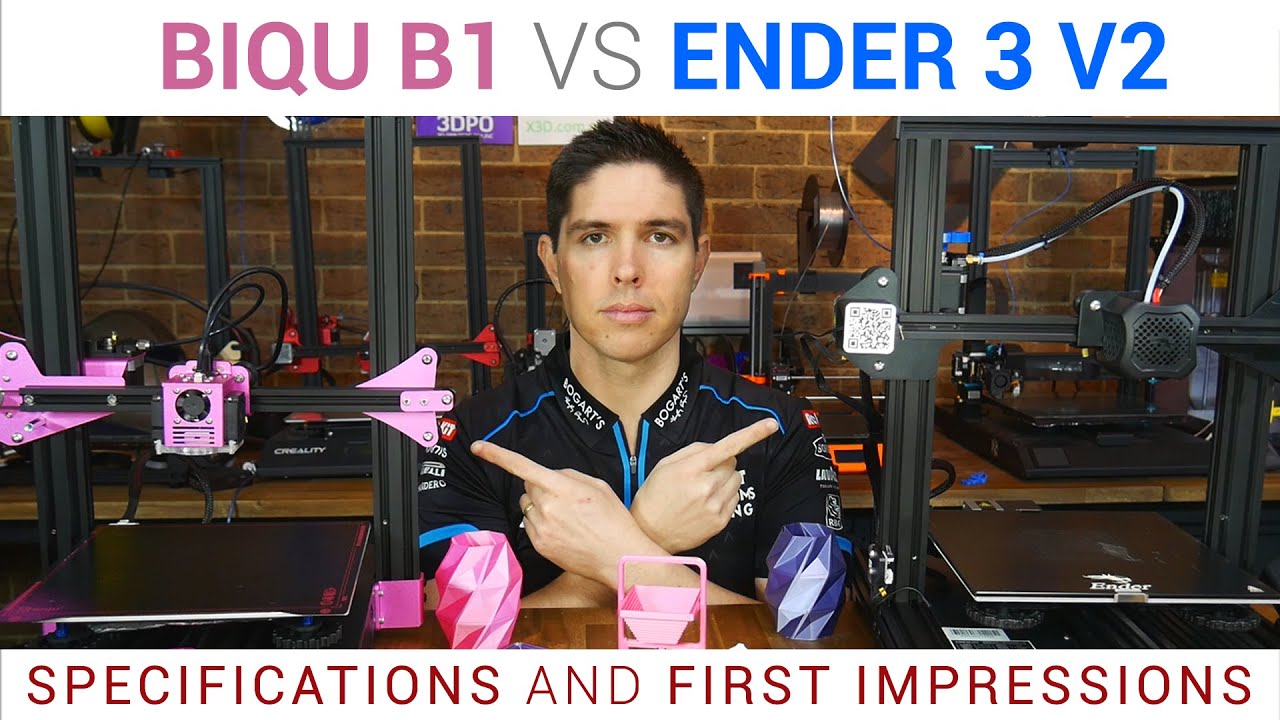 Ender 3 V2 vs BIQU B1 - Battle of the upgraded Ender 3s