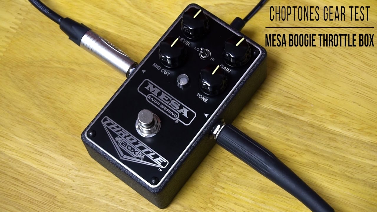Mesa Boogie Throttle Box Distortion Pedal | Playthrough