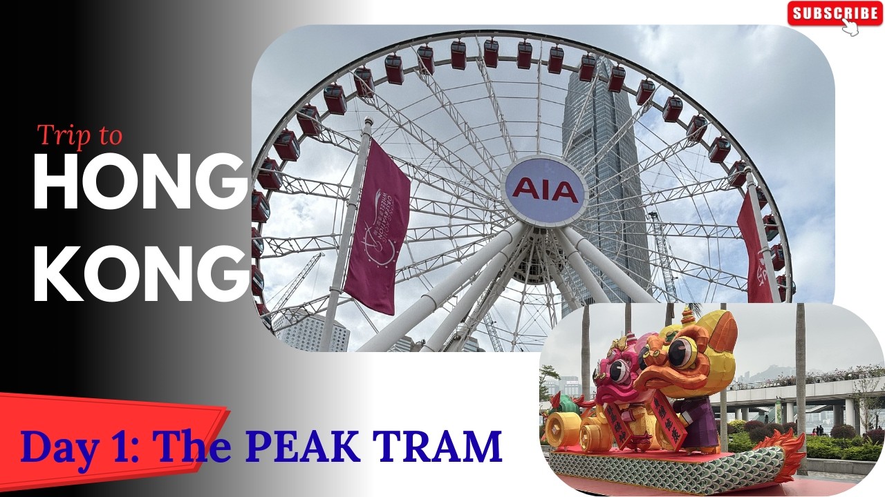 [4K] Exploring Hong Kong | The Peak Tram | Ep 1