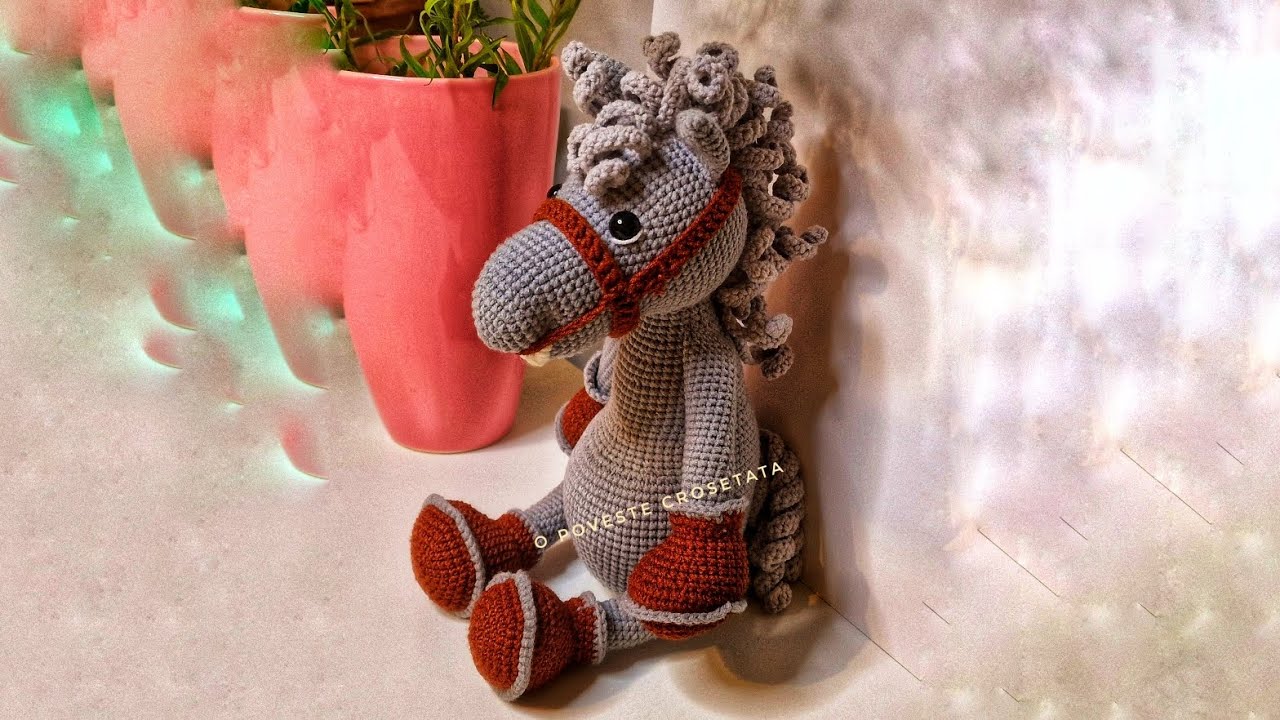 🐴Calutul Cicoflender Partea II , coasere jucăriei, asamblarea !