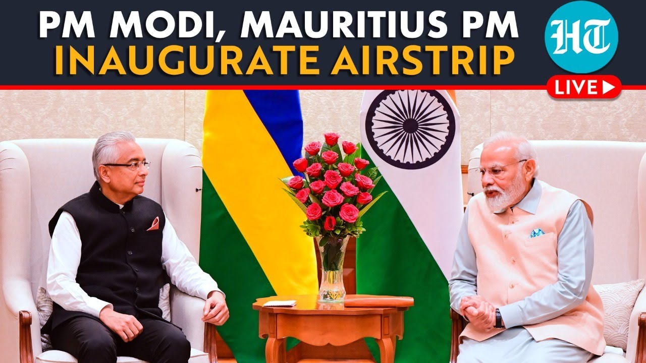 LIVE | PM Modi & Mauritius Counterpart Inaugurate Airstrip, Jetty At Agalega Island In Mauritius