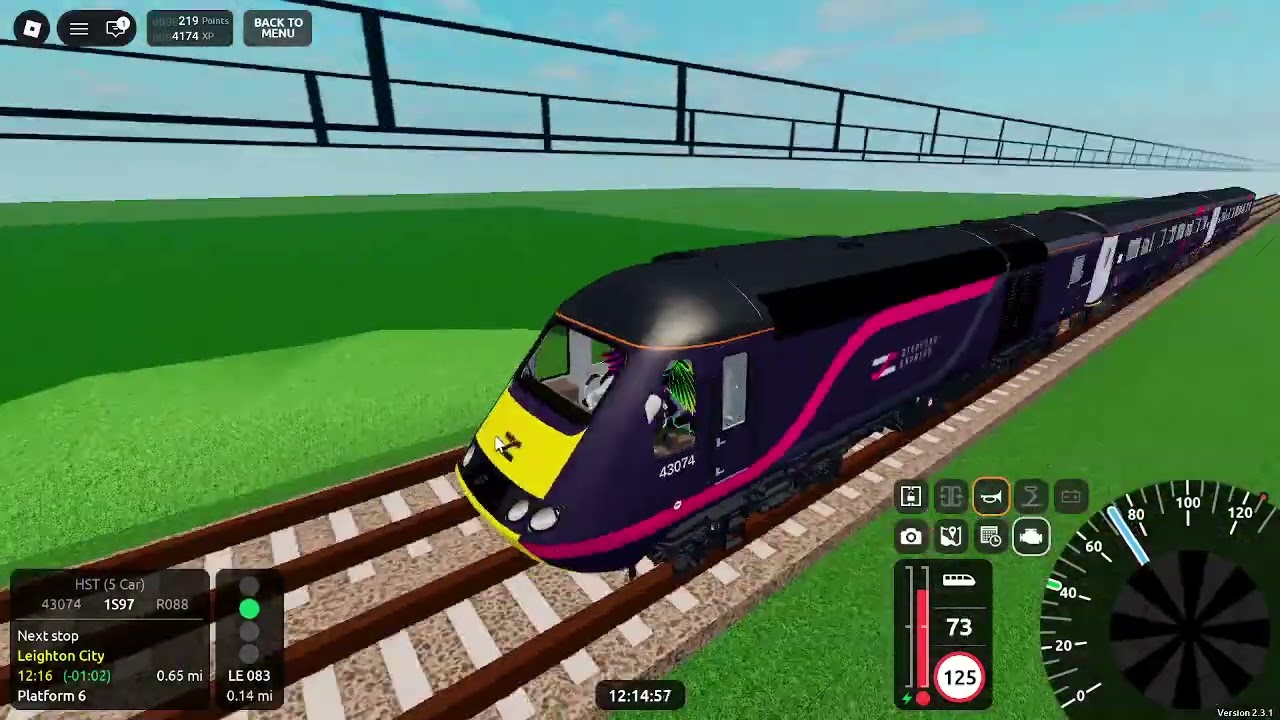 Roblox SCR UPDATE V2.3.1 Class 43 HST 5 Car Stepford Express New Announcements