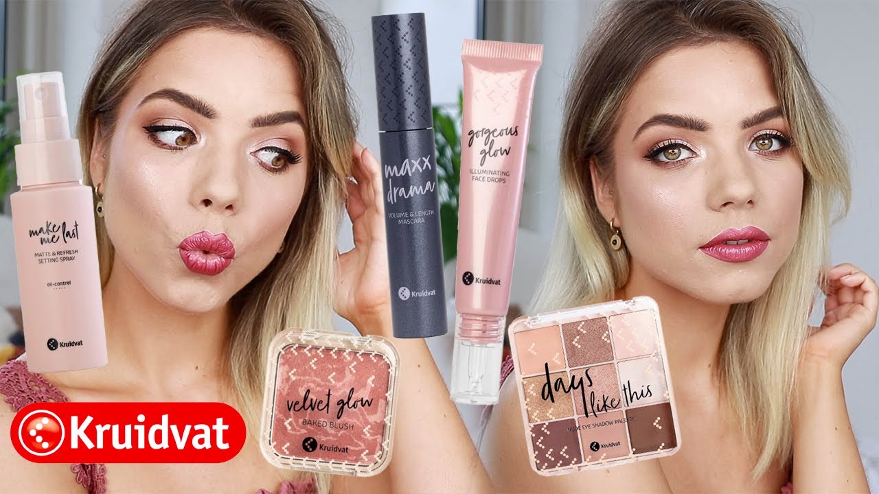 FULL FACE KRUIDVAT MAKE-UP ∙ First impression | Kristina K ❤
