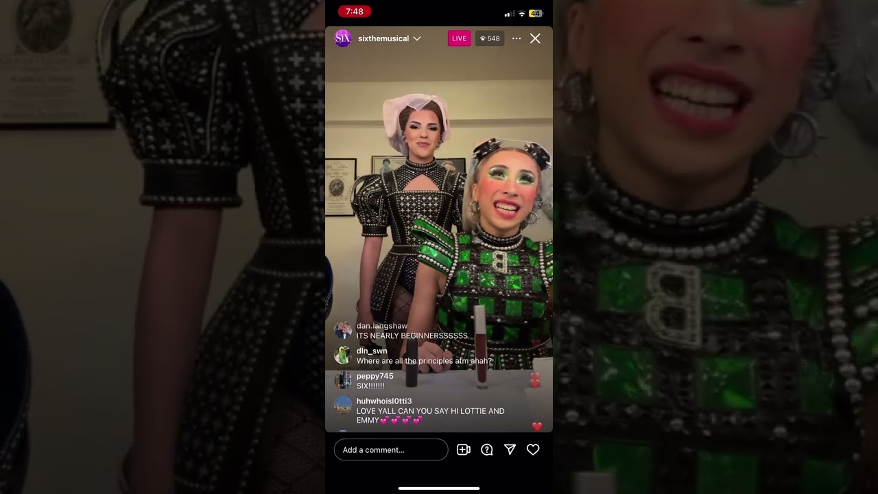 @Sixthemusical Instagram Live 15/6/24