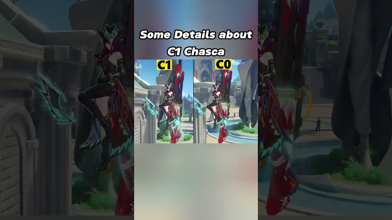 details of C1 Chasca  #genshinimpact #genshin #genshincharacters #chasca